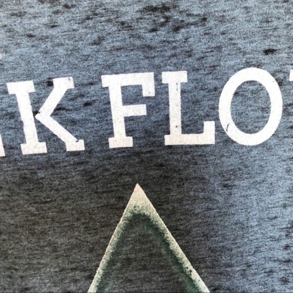 Pink Floyd Blue Burnout Short Sleeve Band Tee - Picture 4 of 7